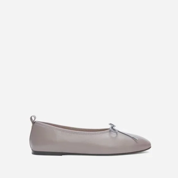 Everlane The Italian Leather Day Ballet Flat in Minimal Grey New Womens shoes - Picture 10 of 10